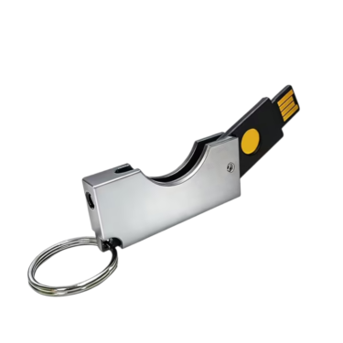 Алюмінієвий захисний чохол для YubiKey 5/5C NFC та Security Key з брелоком