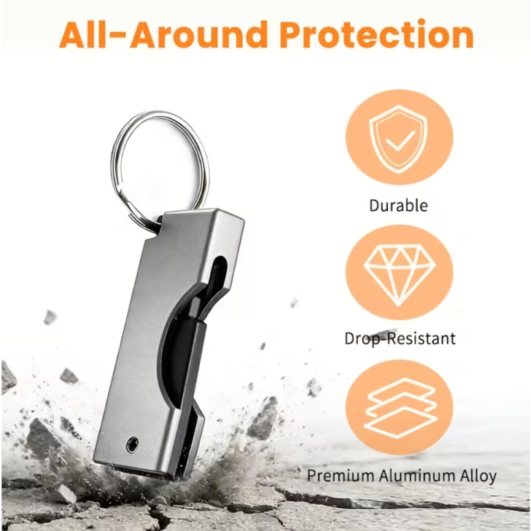 Алюмінієвий захисний чохол для YubiKey 5/5C NFC та Security Key з брелоком