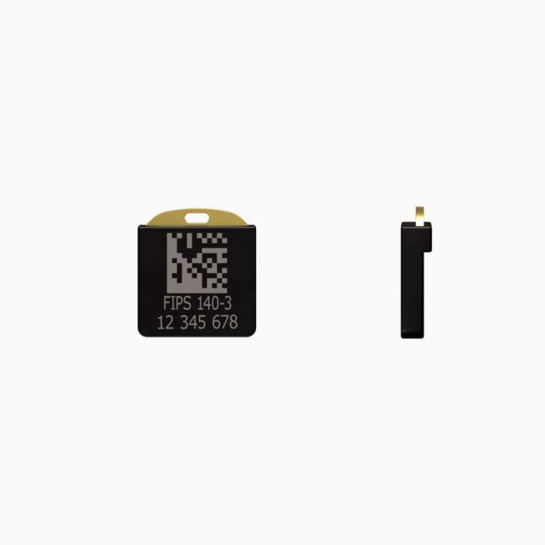 YubiKey 5 Nano FIPS (140-3) — зворотний бік з маркуванням FIPS