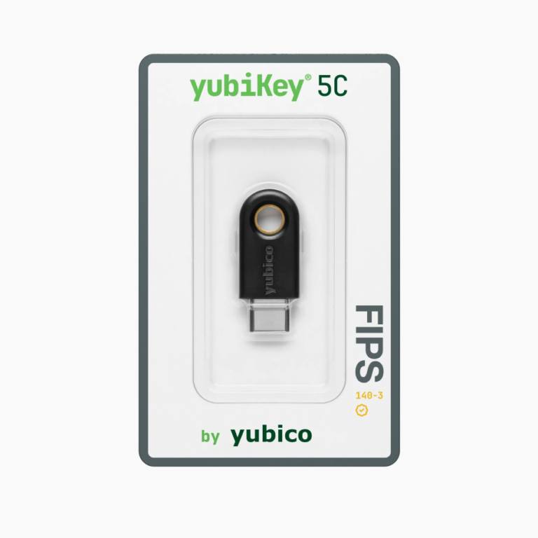 YubiKey 5C FIPS (140-3) в заводській упаковці, лицьова сторона