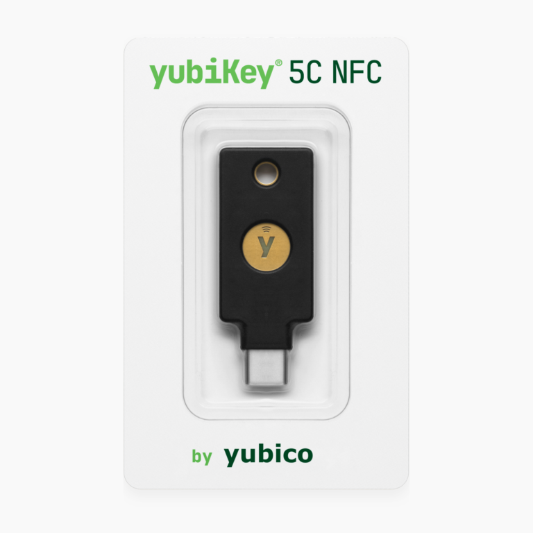 Ключ безпеки YubiKey 5C NFC від Yubico з роз'ємом USB-C у блістерній упаковці