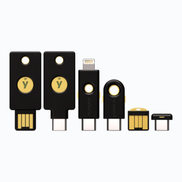 Ключі безпеки YubiKey 5 серія від Yubico